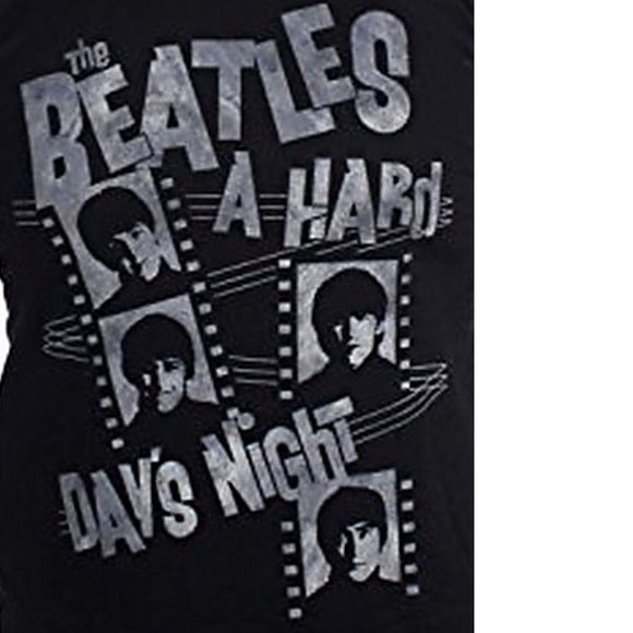 The Beatles Hard Day & Night rock Official T-Shirt XL NWT - Picture 2 of 2